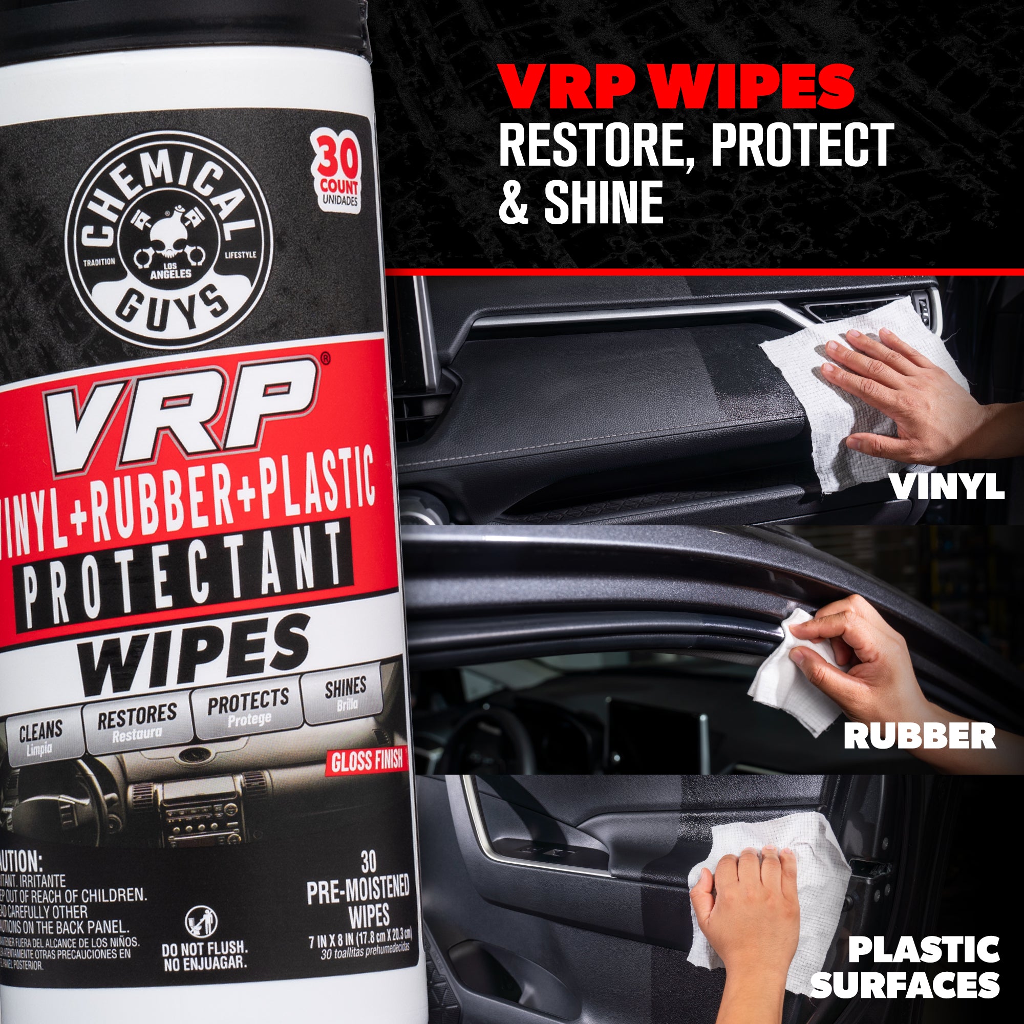 chemical-guys-canister-kit-lingettes-int-rieur-auto-3-en-1 image 5