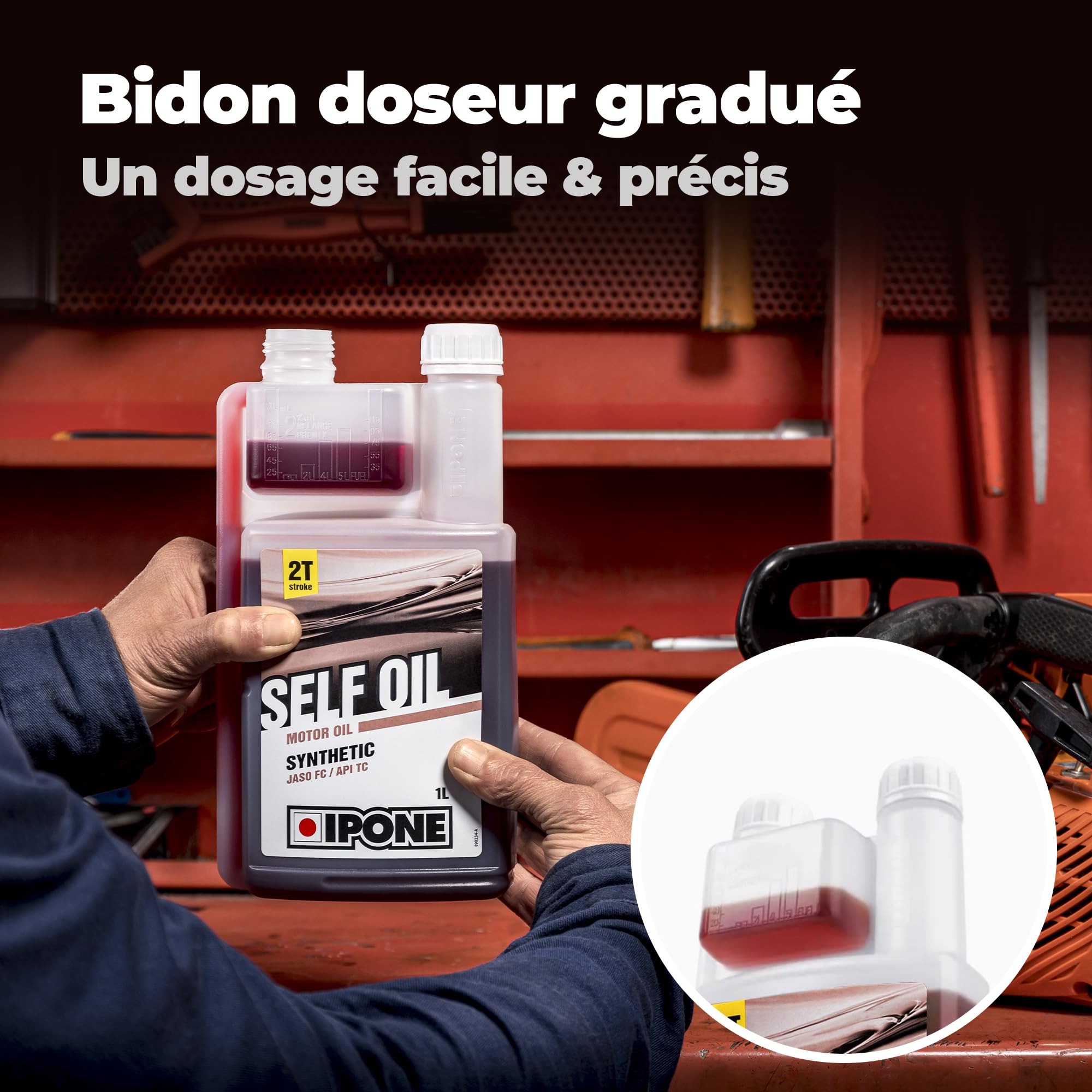 ipone-self-oil-huile-moteur-2-temps-fraise-2-l image 4