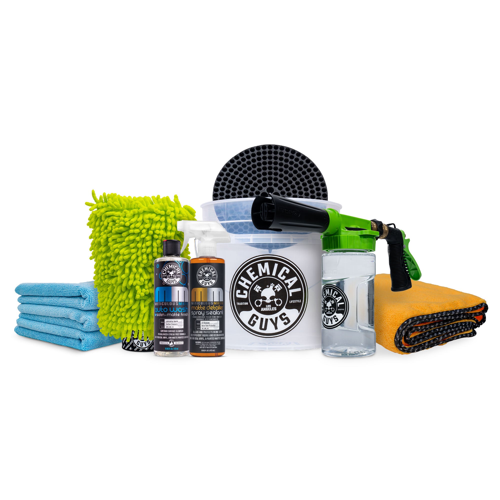 chemical-guys-matte-kit-lavage-voiture-mate-avec-seau image 1