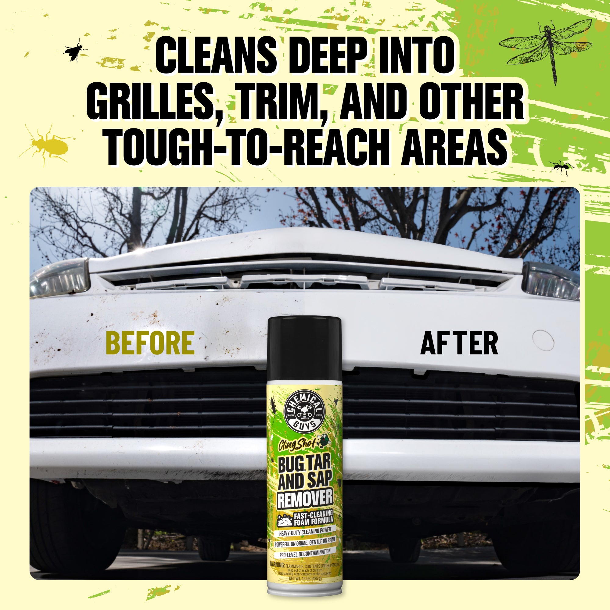 chemical-guys-clingshot-nettoyant-anti-insectes-goudron-mousse image 6