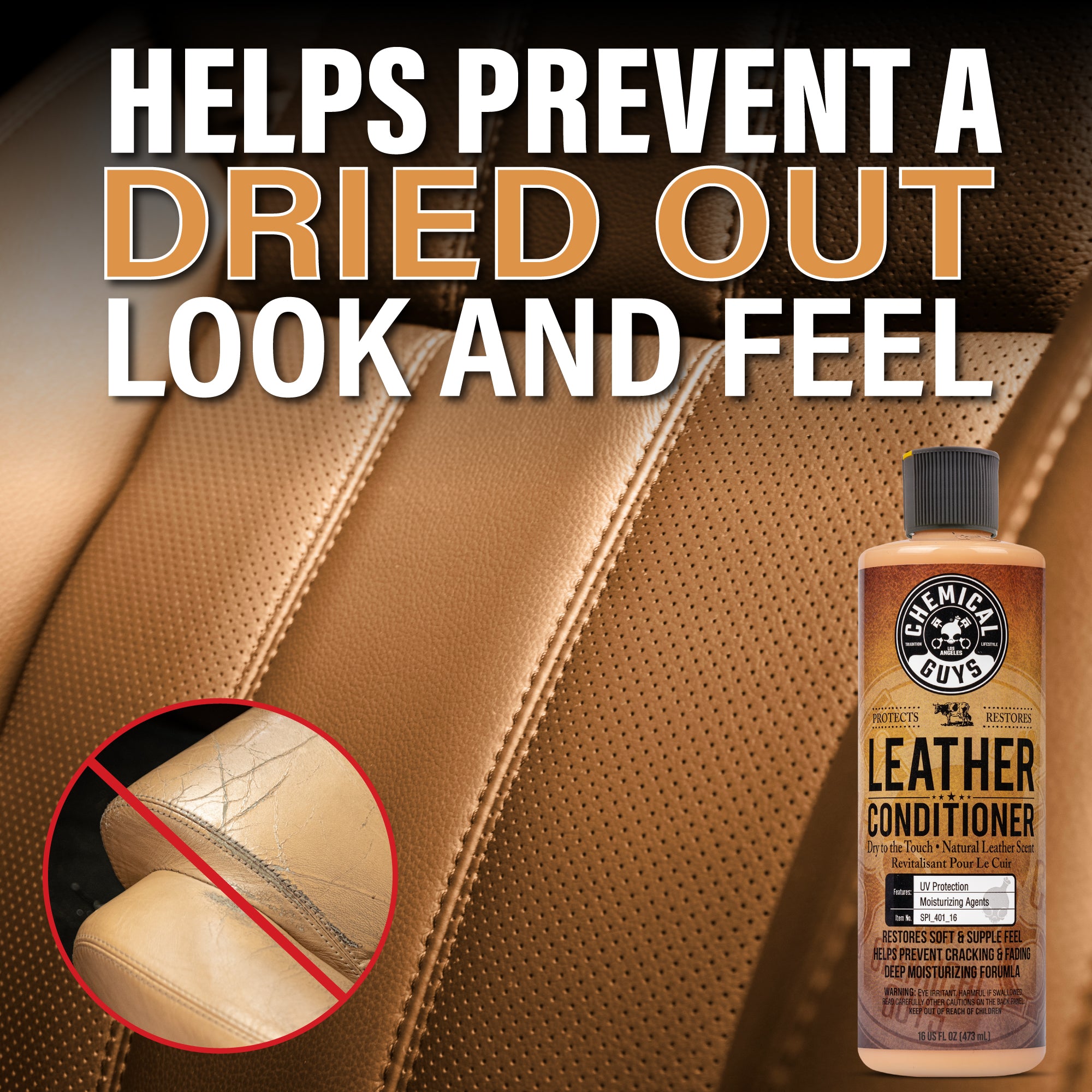 chemical-guys-leather-conditioner-soin-cuir-auto-16-oz image 5